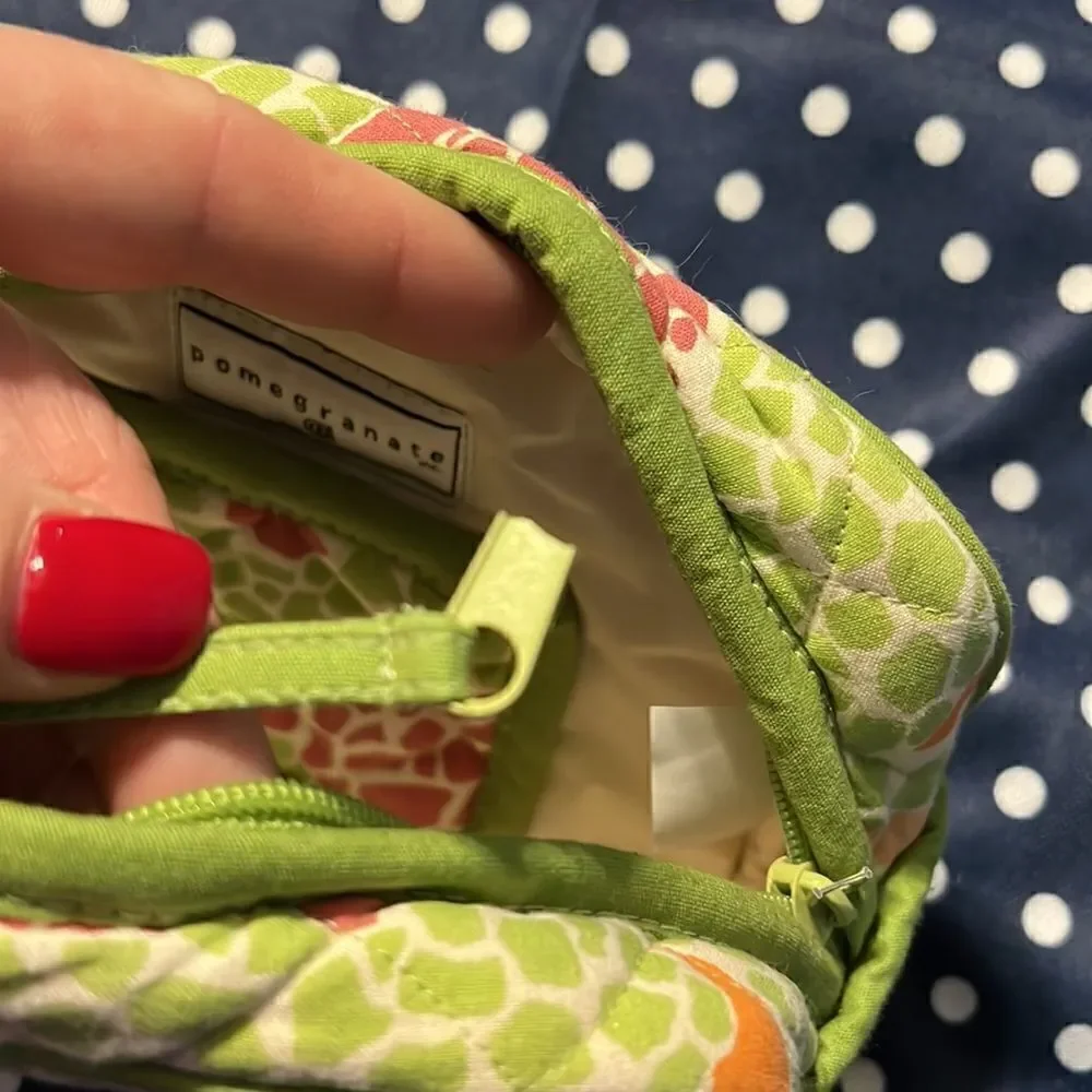 Pomegranate Makeup Bag